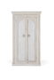 Giner y Colomer Armario de 2 Puertas en Madera de Mango Blanco Envejecido 180 cm